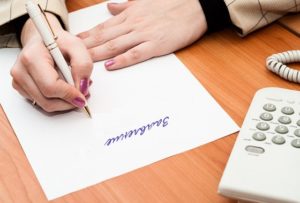 Увольнение по собственному желанию